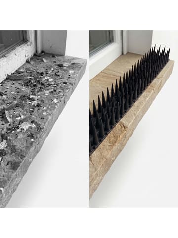 relaxdays 20 x Vogelabwehr-Spikes in Schwarz