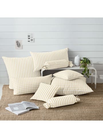 Erwin Müller Seersucker Kuschelkissenbezug Kronach in beige