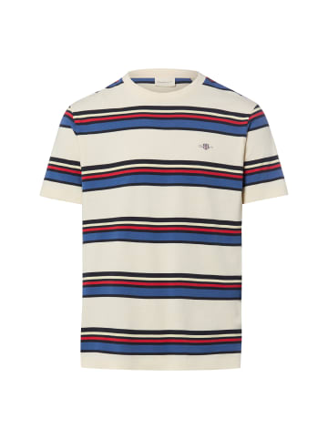 Gant T-Shirt in beige mehrfarbig