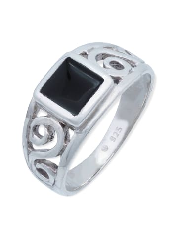 mantraroma 925er Silber - Ringe mit Onyx