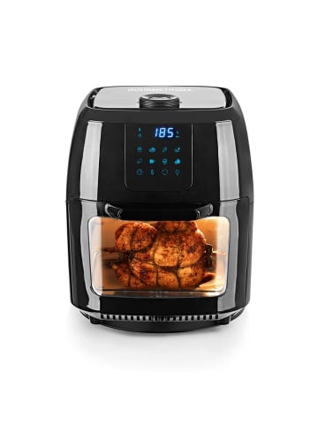 Gourmetmaxx XXL Heißluft Fritteuse Airfryer Digital Backofen fettfrei Drehgrill 9L