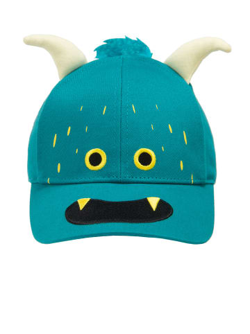 Logoshirt Snapback Cap Mampf - Mascot in türkis