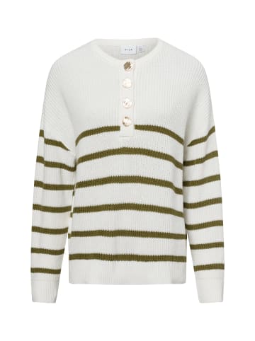 Vila Strickpullover VIChing in beige khaki - 0001