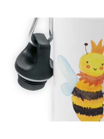 Mr. & Mrs. Panda Trinkflasche Biene König ohne Spruch in Weiß