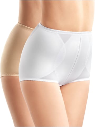 SUSA 2er Pack Miederhose Classics in Haut Weiss