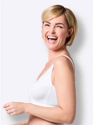 WITT WEIDEN Entlastungs-BH ohne Bügel in weiß