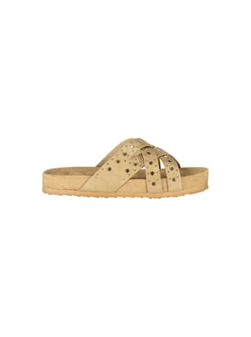 Laura Biagiotti Beige Polyurethan Damen Sandale