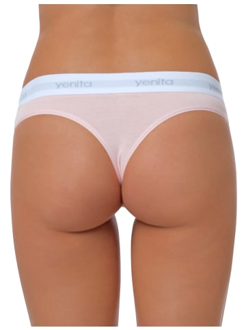 Yenita® Strings  (3er Set) Modern-Sports-Collection in pink