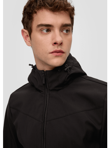 QS Outdoor-Jacke langarm in Schwarz