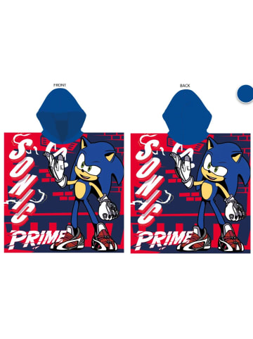 Disney Sonic Strandtuchponcho 50x100 cm (Fast Dry)