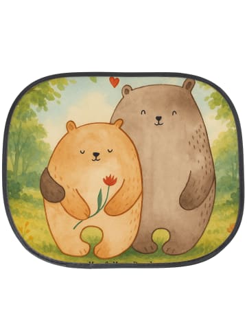 Mr. & Mrs. Panda Sonnenblende Bären Liebe Design ohne Spruch in Weiß