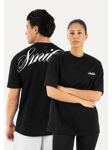 SMILODOX Unisex Oversize T-Shirt Feyd in Schwarz