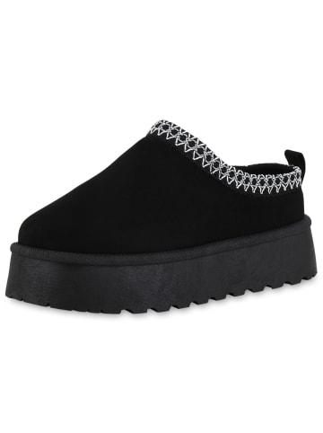 VAN HILL Pantoffeln Anna in Schwarz