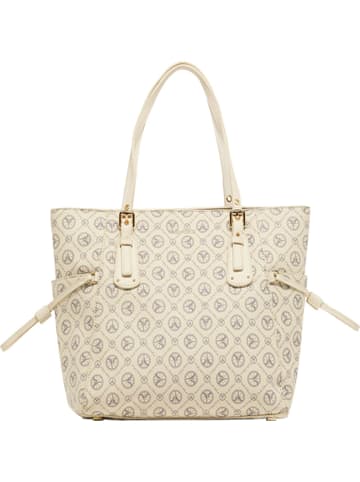 Carlo Colucci Shopper Dalia in Creme