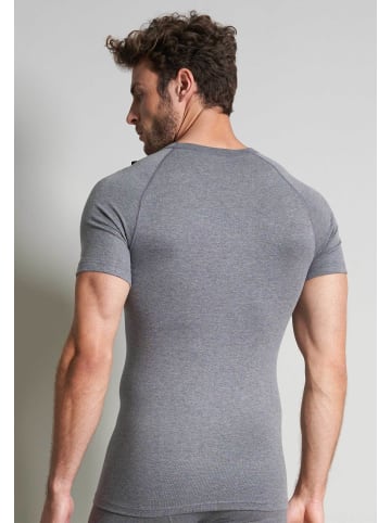 CECEBA Thermo T-Shirt Thermo Sport in grau-dunkel-melange