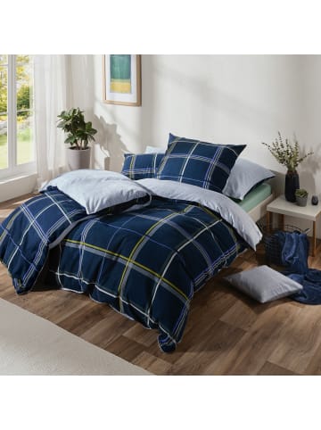 Erwin Müller Edel-Flanell Kissenbezug in marine