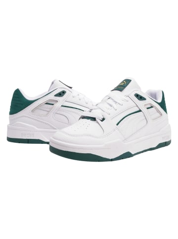 Puma Puma Puma Slipstream Sneakers in white/varsity green