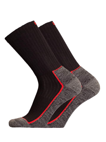 UphillSport Wander-Socken 'SAANA' 2er Pack in Black