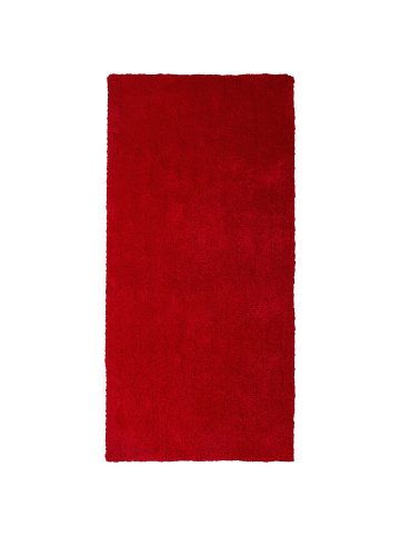 Beliani Shaggy DEMRE in Rot - (W) 80 x (H) 2 x (L) 150 cm