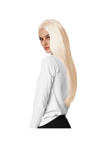 tectake Langhaarperücke mit glattem Haar, blond