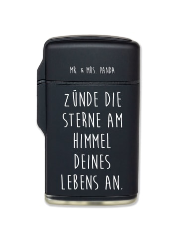 Mr. & Mrs. Panda Feuerzeug Spruch Feuerzeug Sternenzündung mit S... in Schwarz