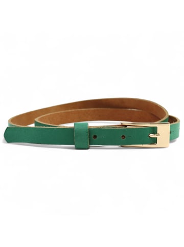 FRONHOFER Ledergürtel in Jade