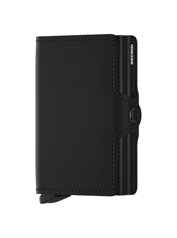 Secrid Matte Twinwallet - Geldbörse 12cc 7 cm RFID in schwarz