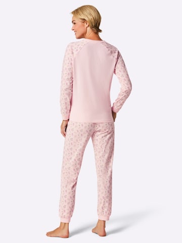 WITT WEIDEN Schlafanzug in hellrosé-mauve-bedruckt