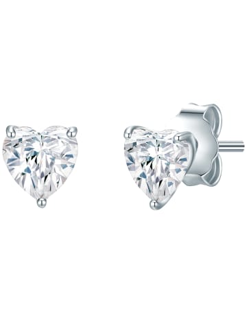 Trilani Ohrstecker aus Sterling Silber mit Zirkonia in silber