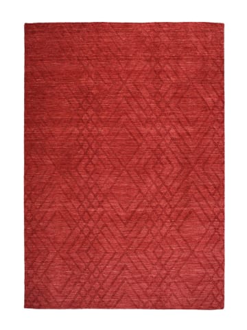 Kurzflor Teppich Gina 210 in Rot