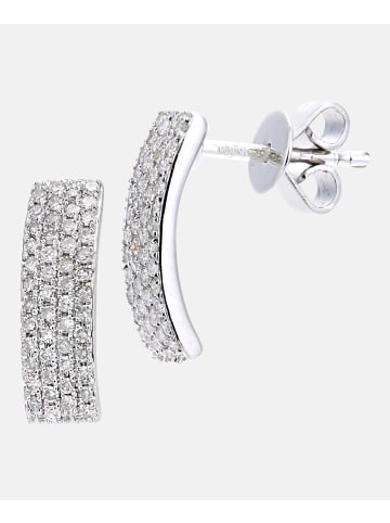 Diamant L'éternel Ohrstecker aus 375 Weißgold mit Diamant