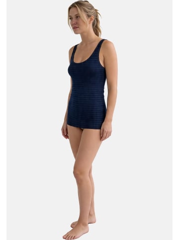 SPEIDEL Unterhemd / Top Cotton & More in Dunkelblau / beige / weiß