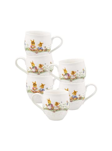 Villeroy & Boch 6er Set Henkelbecher Spring Fantasy in 0,5 l in bunt