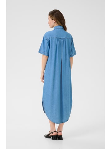 Kaffe Kleid KAluise Loose fit in Medium Blue Chambray