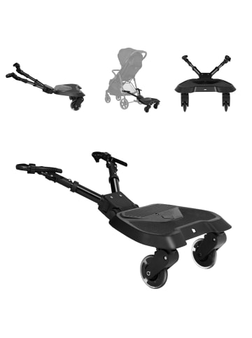 Kikkaboo Kinderwagen Trittbrett Ally in schwarz