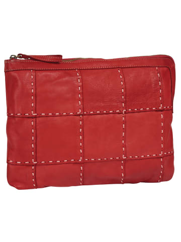 Samantha Look Umhängetasche echt Leder in rot