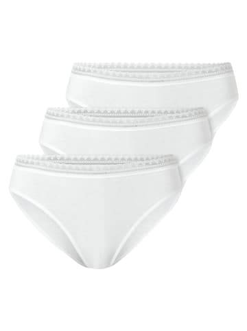 Schiesser 3er Pack Rio Slips Modern Multipacks in Weiß