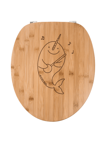 Mr. & Mrs. Panda Klodeckel Narwal Gitarre ohne Spruch in Transparent