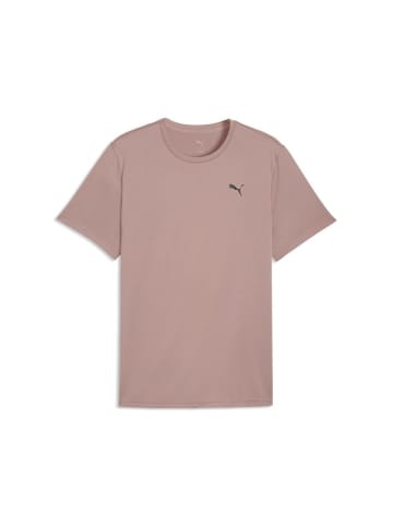 Puma T-Shirt "M Tad Essentials Solid Cat Tee (LC Small Cat)" in Beige