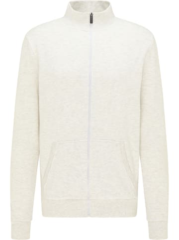 TUFFSKULL Threezy - Sweatjacke in Hellgrau Melange