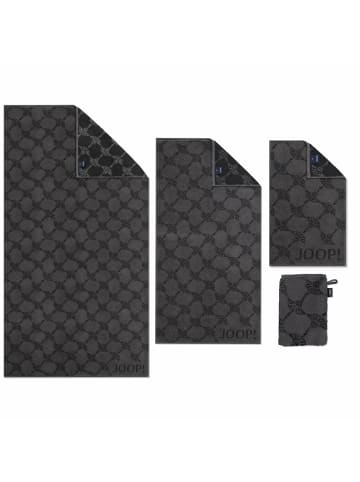 Cawö Handtuch Logo 1721 79 in Anthrazit