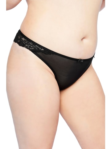 Ulla Popken String in schwarz