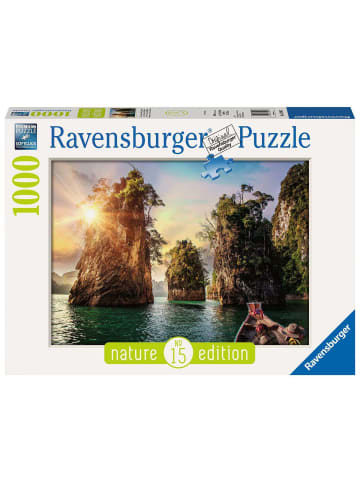 Ravensburger Puzzle 1.000 Teile Three rocks in Cheow, Thailand Ab 14 Jahre in bunt