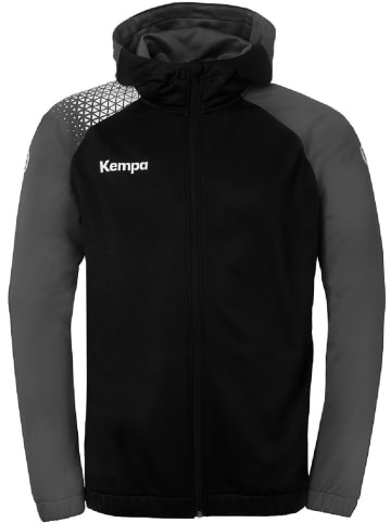 Kempa Trainingsjacke "Ambition 28 Kapuzenjacke" in Schwarz