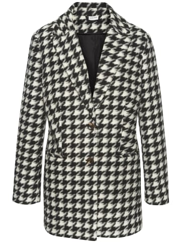 LASCANA Kurzmantel in schwarz-creme gemustert