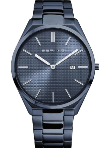 Bering Uhr in Blau