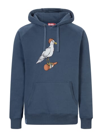 Derbe Sweatshirt Sturmmöwe in marineblau