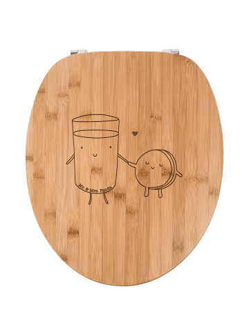 Mr. & Mrs. Panda Toilettensitz Milch Keks ohne Spruch in Transparent