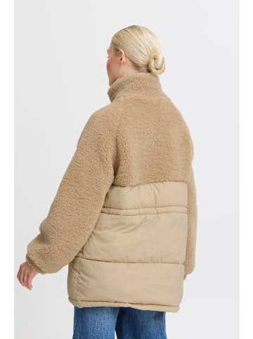b.young Winterjacke BYANILDA JACKET - 20815144 schöne Jacke mit Fellimitat in Braun