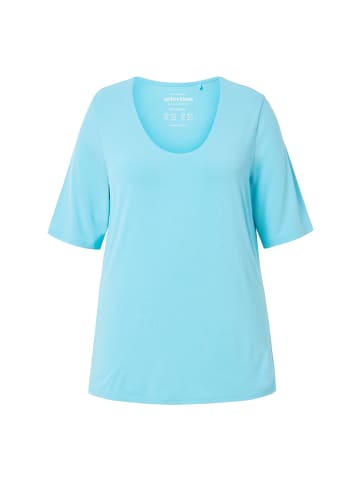 Ulla Popken Shirt in tiefes aqua